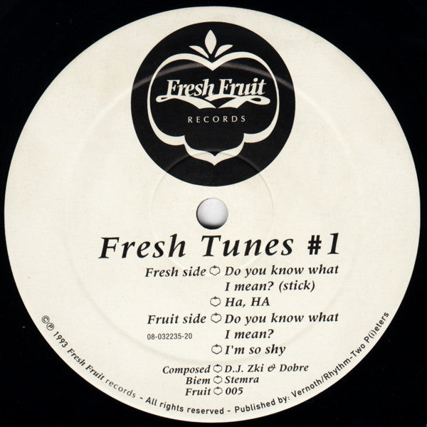 Fresh Tunes : #1 - Do You Know What I Mean? (12")