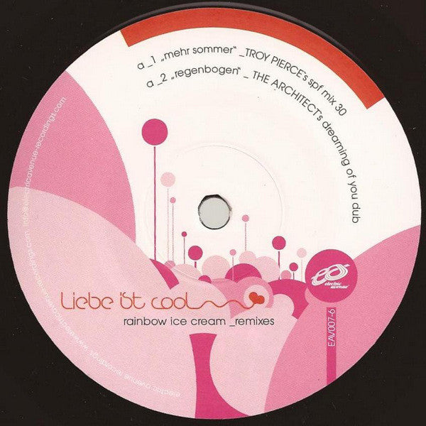 Liebe Ist Cool : Rainbow Ice Cream Remixes (12")
