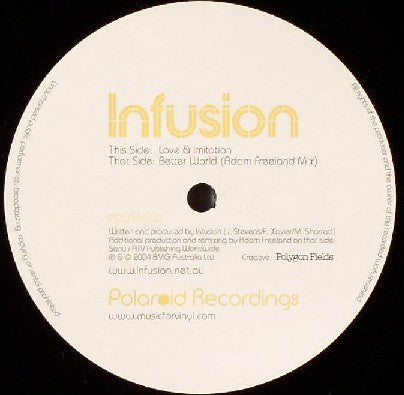 Infusion : Better World (Adam Freeland Remix) / Love & Imitation (12", Single)