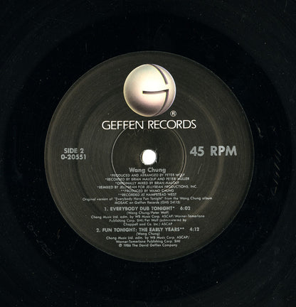 Wang Chung : Everybody Have Fun Tonight (12", Maxi)