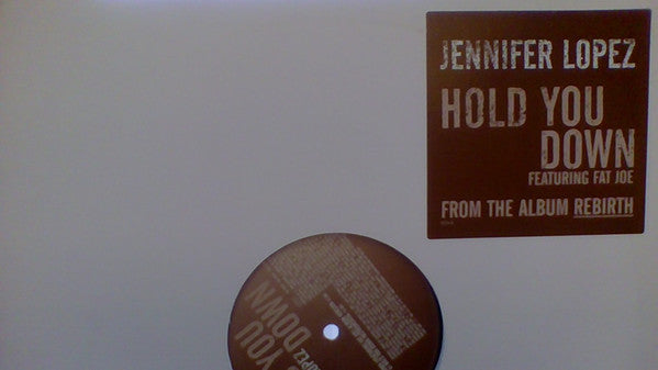 Jennifer Lopez : Hold You Down (12", Promo)