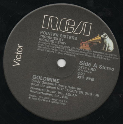 Pointer Sisters : Goldmine (12")