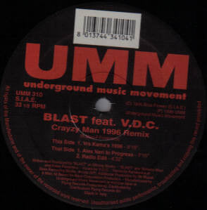 Blast Feat. V.D.C. : Crayzy Man (1996 Remix) (12")