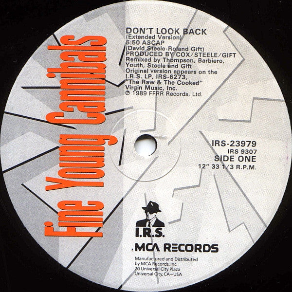 FYC* : Don't Look Back (Extended Version) (12", Single)