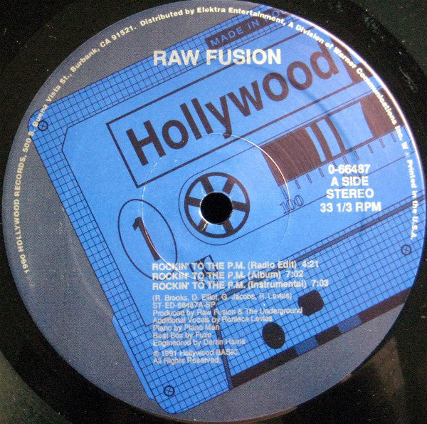 Raw Fusion : Rockin' To The P.M. (12", Single)