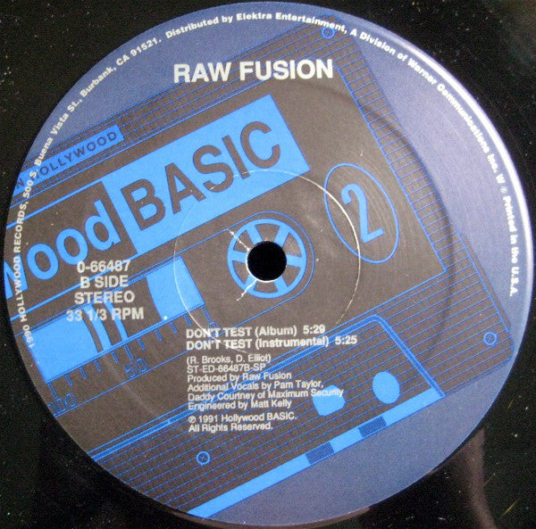 Raw Fusion : Rockin' To The P.M. (12", Single)