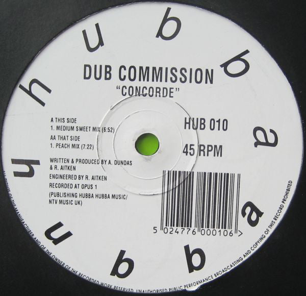 Dub Commission : Concorde (12")