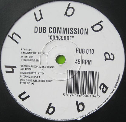 Dub Commission : Concorde (12")