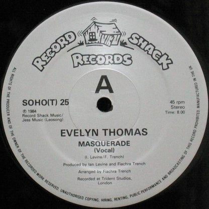 Evelyn Thomas : Masquerade (12")