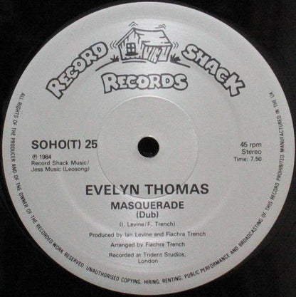 Evelyn Thomas : Masquerade (12")