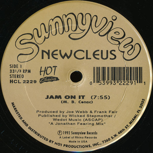 Newcleus / Ex'tra T's* : Jam On It / Ex'tra T's  Boogie (12")
