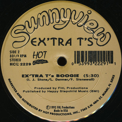 Newcleus / Ex'tra T's* : Jam On It / Ex'tra T's  Boogie (12")