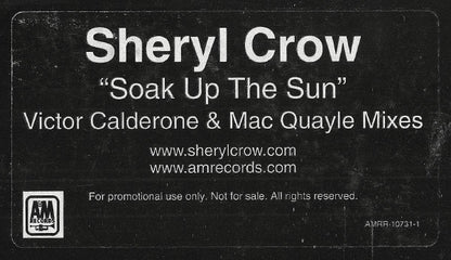 Sheryl Crow : Soak Up The Sun (Victor Calderone & Mac Quayle Mixes) (12", Promo)