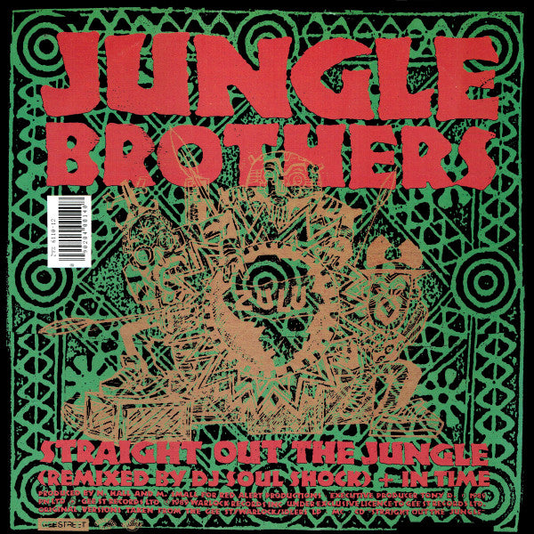 Jungle Brothers : Straight Out The Jungle (Remixed By DJ Soul Shock) + In Time (12")