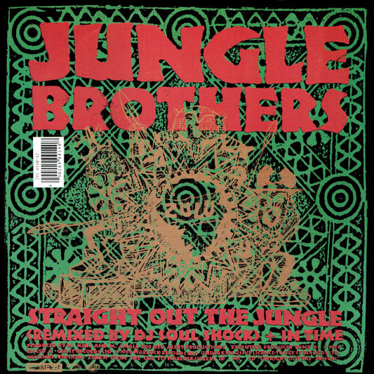 Jungle Brothers : Straight Out The Jungle (Remixed By DJ Soul Shock) + In Time (12")