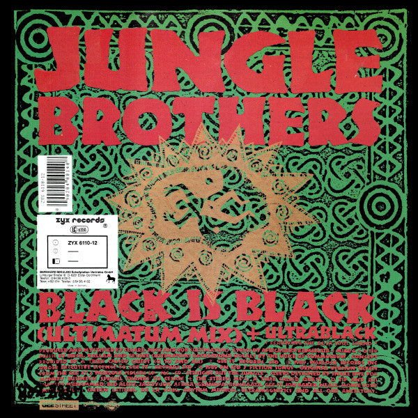 Jungle Brothers : Straight Out The Jungle (Remixed By DJ Soul Shock) + In Time (12")