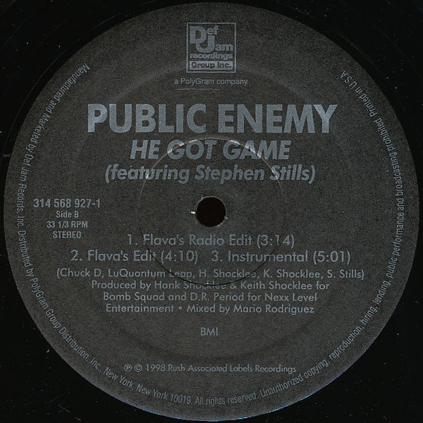 Public Enemy : Resurrection (12", Single)