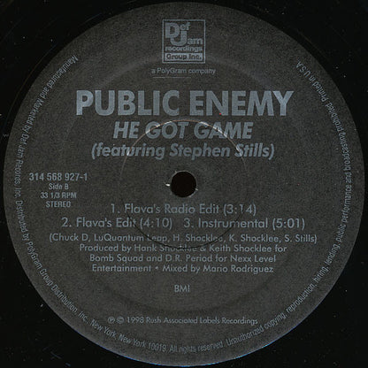 Public Enemy : Resurrection (12", Single)