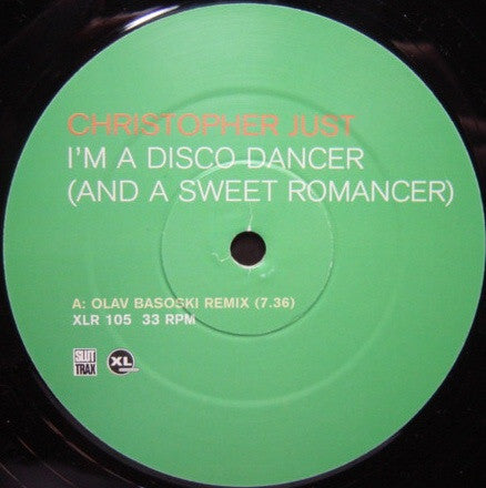 Christopher Just : I'm A Disco Dancer (And A Sweet Romancer) (12")