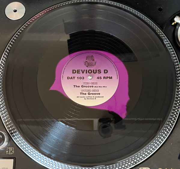 Devious D : The Groove (Original Mix) / The Groove (Bad Man Mix)  (12", RE, S/Edition, Pur)