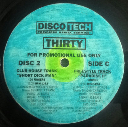 Various : DiscoTech Thirty (3x12", Comp, Promo)