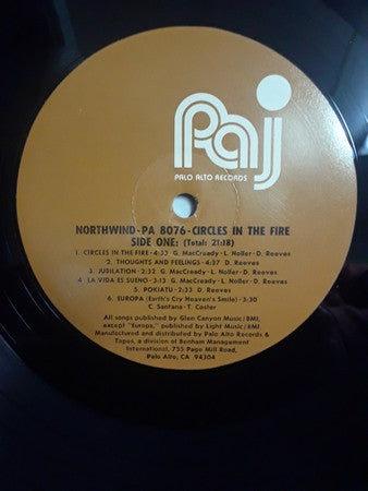 Northwind (3) : Circles In The Fire (LP, Album)