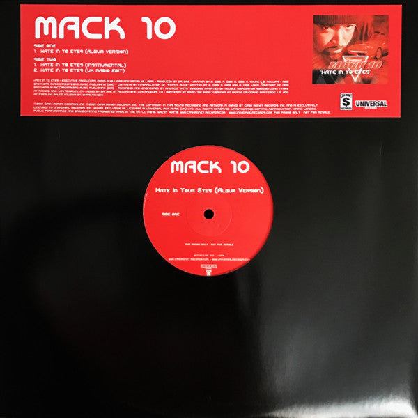 Mack 10 : Hate In Yo Eyes (12")