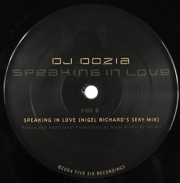 DJ Dozia Presents Solaris (19) : Speaking In Love (12")