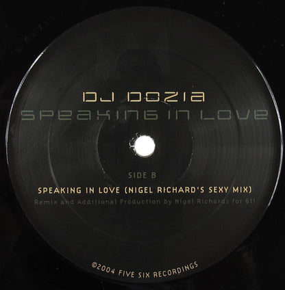 DJ Dozia Presents Solaris (19) : Speaking In Love (12")