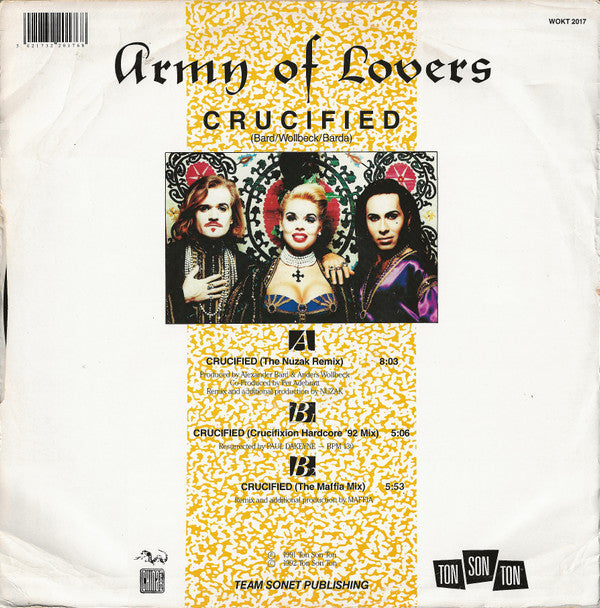 Army Of Lovers : Crucified (12", Single, RE)
