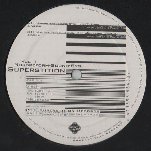 Nordreform Sound System : Nordreform Sound System Vol. 1 (12")
