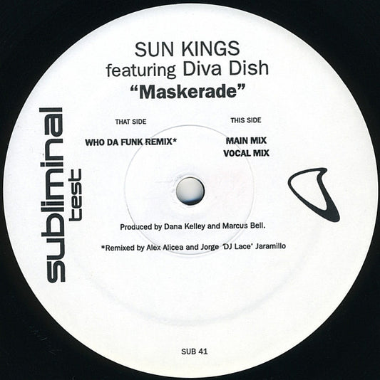 Sun Kings featuring Diva Dish : Maskerade (12", TP)