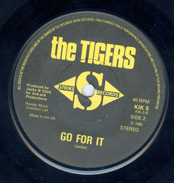 The Tigers (4) : (Walk Tall) Do The Crawl (7", Single)