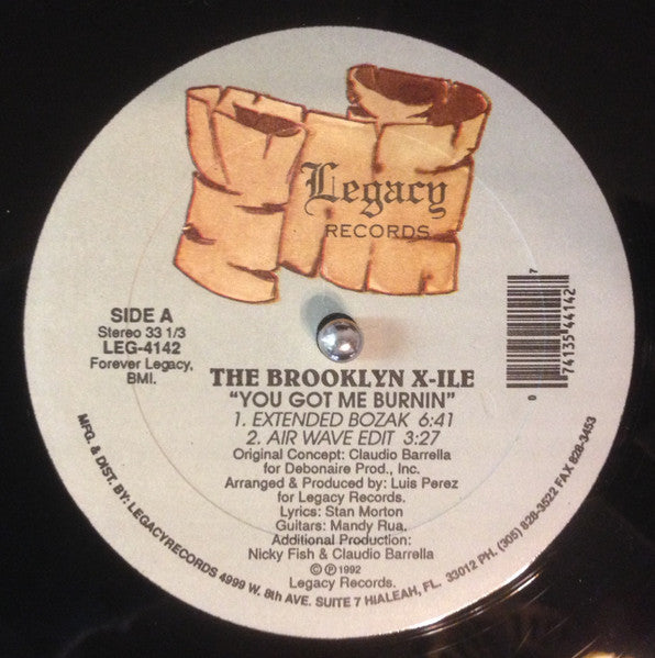 The Brooklyn X-ile : You Got Me Burnin' (12")