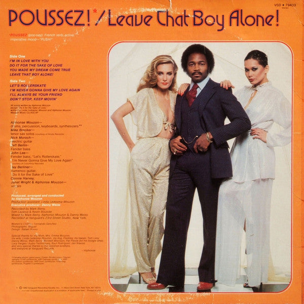 Poussez! : Leave That Boy Alone! (LP, Album, Pit)