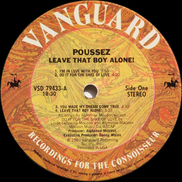 Poussez! : Leave That Boy Alone! (LP, Album, Pit)