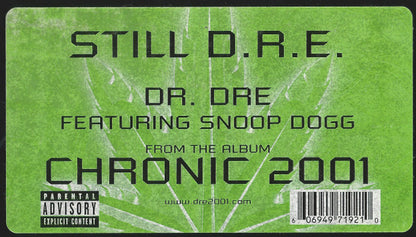 Dr. Dre Featuring Snoop Dogg : Still D.R.E. (12", Cle)