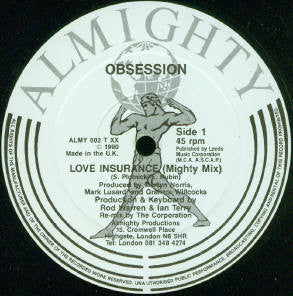 Obsession : Love Insurance (12")