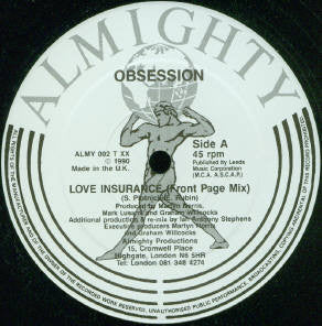 Obsession : Love Insurance (12")