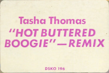 Tasha Thomas : Hot Buttered Boogie (12", Single, Promo)