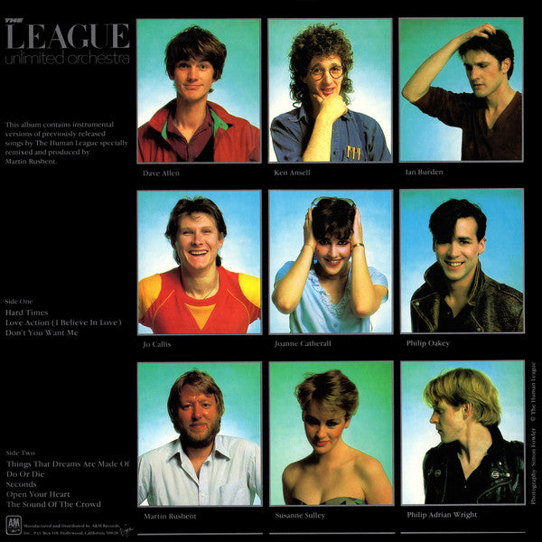 The League Unlimited Orchestra : Love And Dancing (LP, Album, B -)