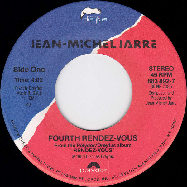 Jean-Michel Jarre : Fourth Rendez-Vous (7", Single, 49 )