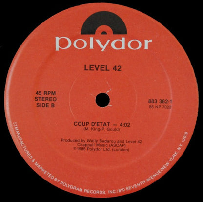 Level 42 : Something About You (12", HRM)