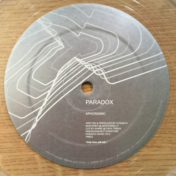 Paradox : Isotoxal / Aphorismic (12", Cle)