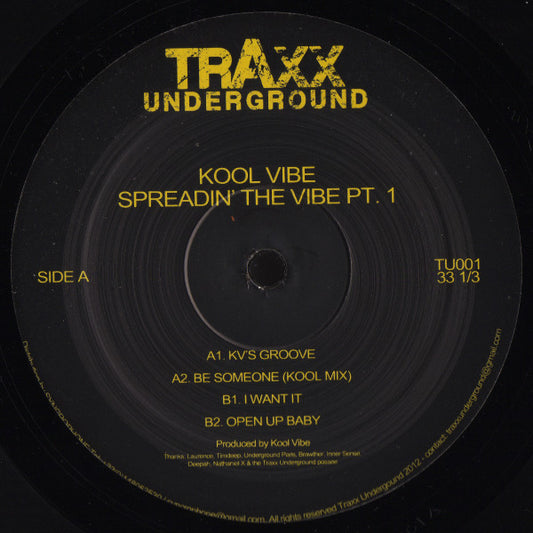 Kool Vibe : Spreadin' The Vibe Pt. 1 (12")