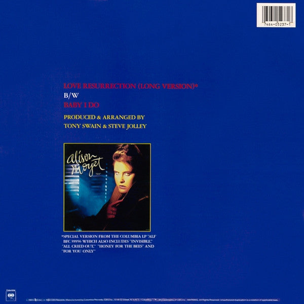 Alison Moyet : Love Resurrection (12", Single)