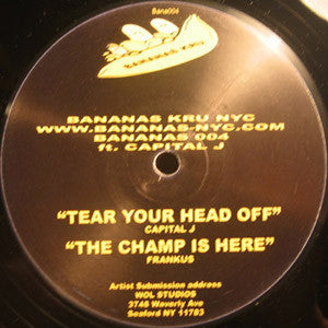 Capital J / Frankus : Gorilla Eats Bananas LP (12")