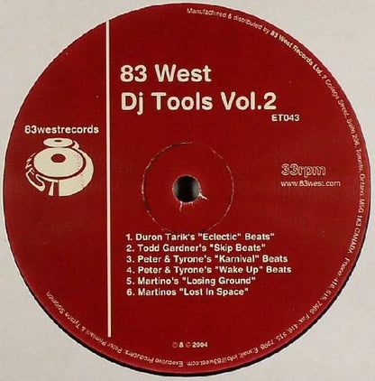 Various : 83 West DJ Tools Vol. 2 (LP)