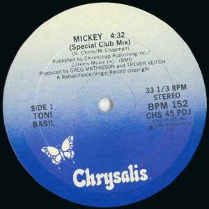 Toni Basil : Mickey (12")