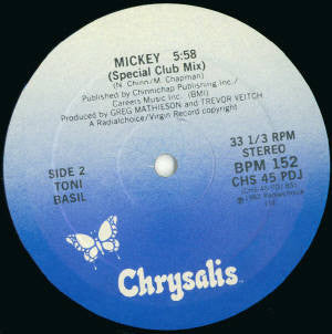 Toni Basil : Mickey (12")
